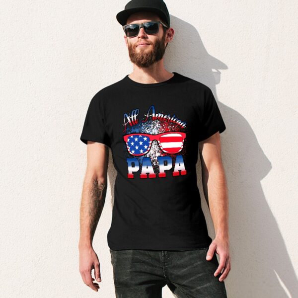 All American Papa Men's T-shirt - Image 4