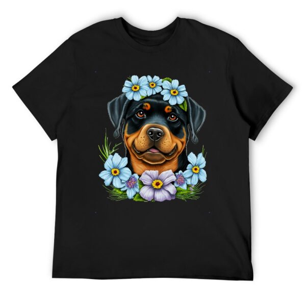 Rottweiler Dog Men's T-shirt - Image 9