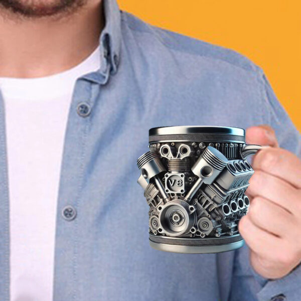 3D Engines Stainless Steel Mug - Image 6