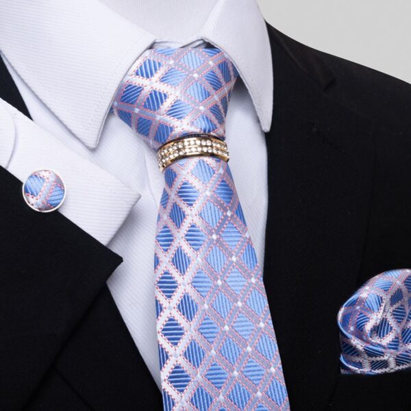 Tie Handkerchief and Cufflinks Set - Image 19