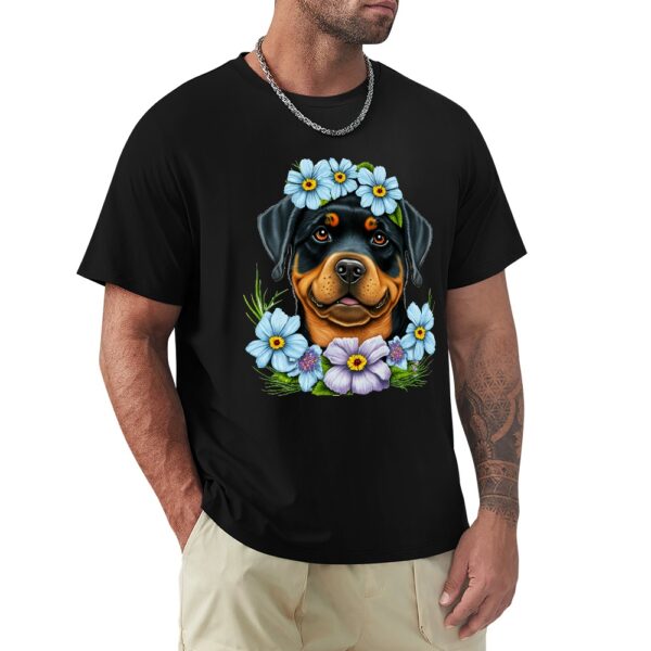Rottweiler Dog Men's T-shirt - Image 2