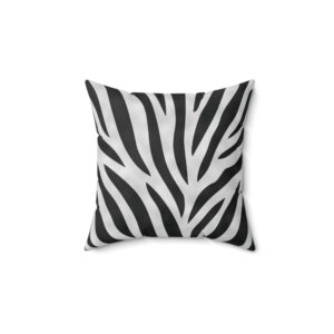 Zebra Print Throw Pillow - Stylish Home Decor