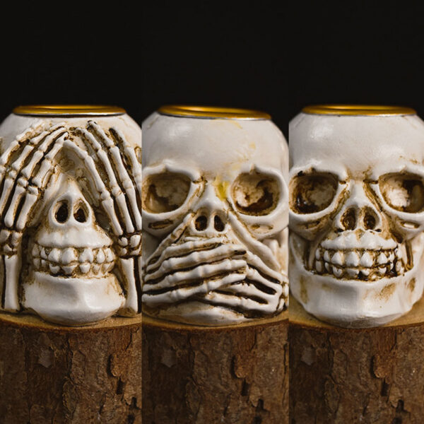 Skull Yoga Resin Figurine - Image 18
