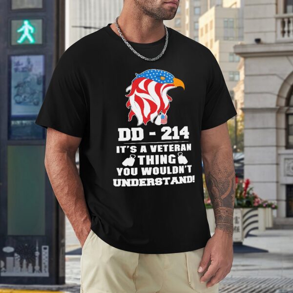 DD-214 A Veteran Thing Men's T-shirt