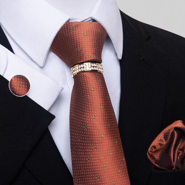 Tie Handkerchief and Cufflinks Set - Image 26