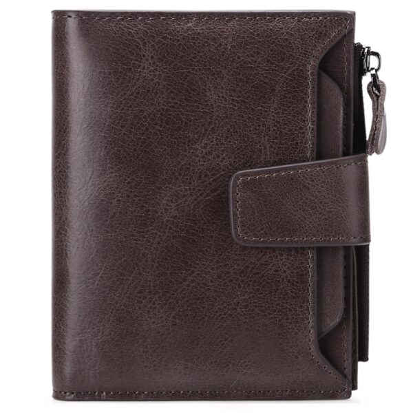 Genuine Cowhide Leather Wallet - Image 4