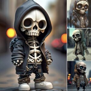 Cool Skeleton Resin Figurines