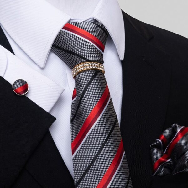 Tie Handkerchief and Cufflinks Set - Image 25