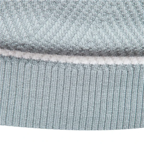 O-Neck Striped Pullover Knit Sweater - Image 4