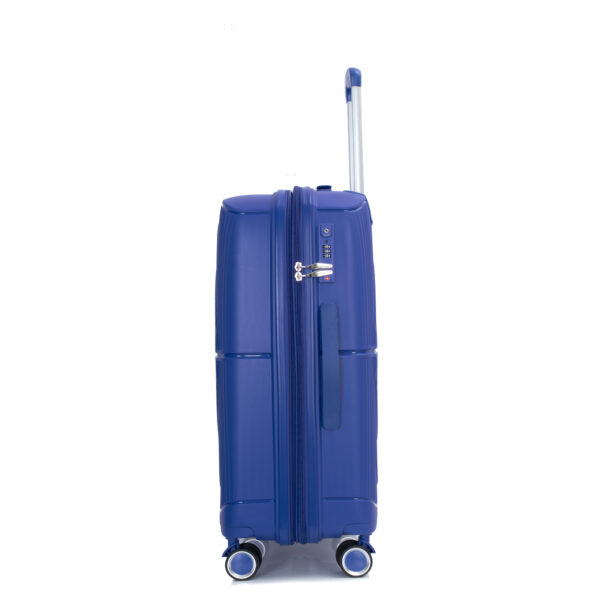 Expandable Lightweight Hard Shell Suitcase Set with Double Spinner Wheels - Image 2