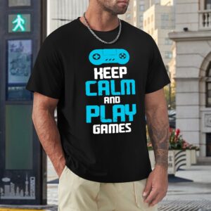 Keep Calm and Play Games Men's T-shirt