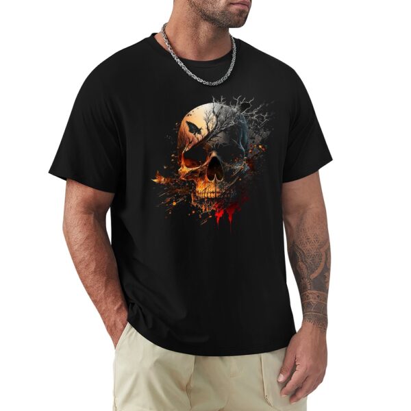 Skull Men's T-shirt 100% cotton - Image 2