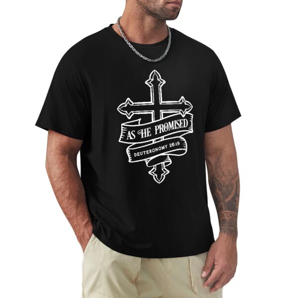 As He Promised Men's T-shirt - Image 2