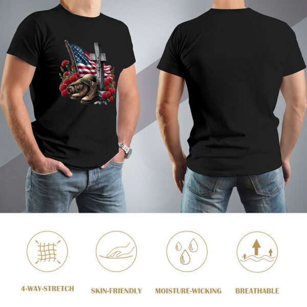 Cross Memorial Men's T-shirt - Image 8