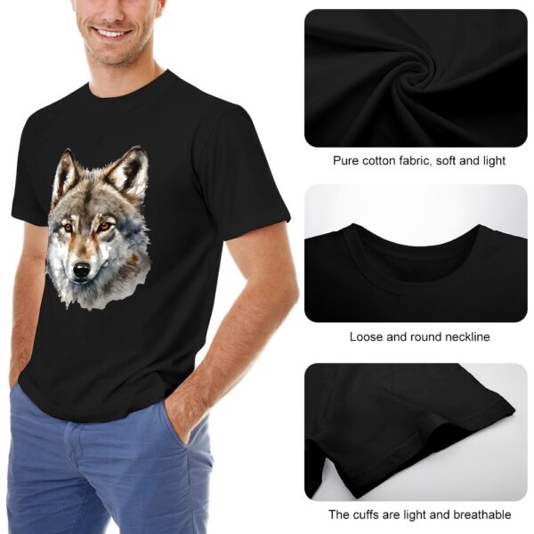 Wolf Men's T-shirt - Image 7