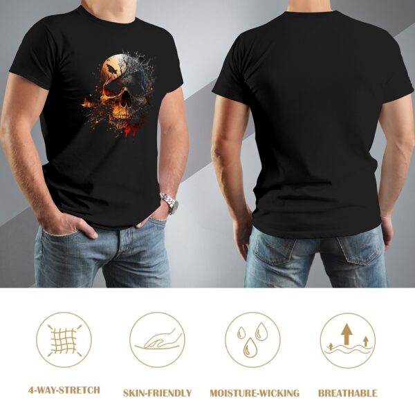 Skull Men's T-shirt 100% cotton - Image 8