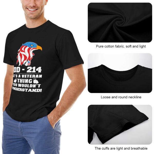DD-214 A Veteran Thing Men's T-shirt - Image 7