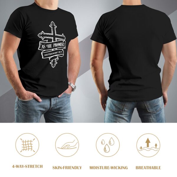 As He Promised Men's T-shirt - Image 8
