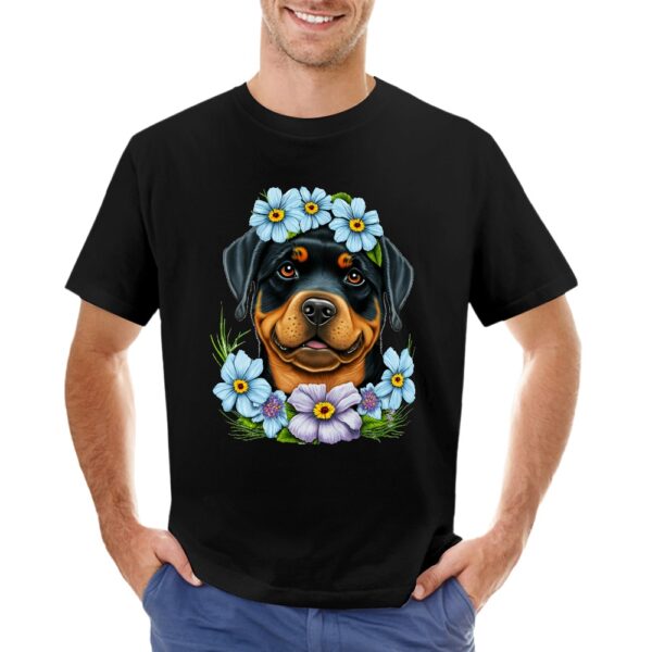 Rottweiler Dog Men's T-shirt - Image 3