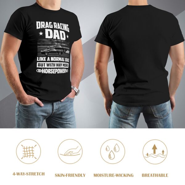 Drag Racing Dad Men's T-shirt - Image 8