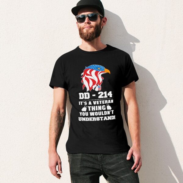 DD-214 A Veteran Thing Men's T-shirt - Image 4