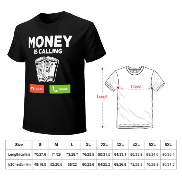 Money Is Calling Men's T-shirt - Image 6