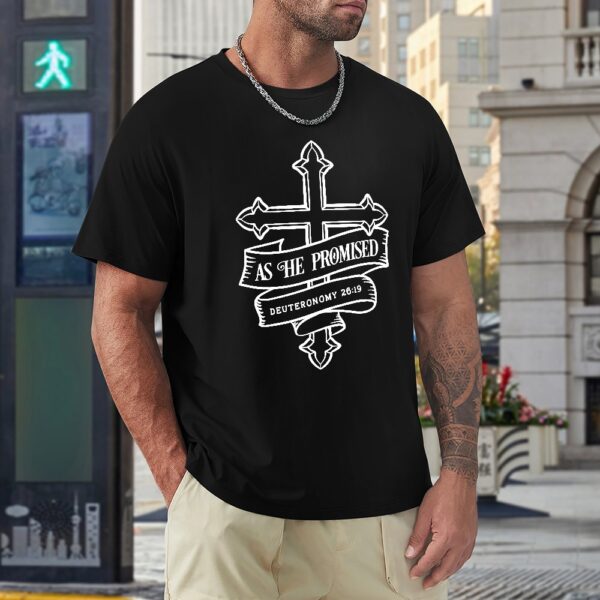 As He Promised Men's T-shirt - Image 5