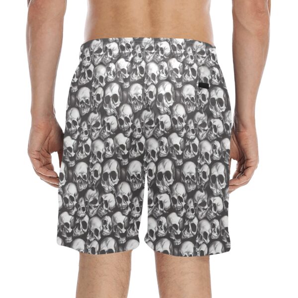 Skulls Men's Mid-Length Beach Shorts - Image 2