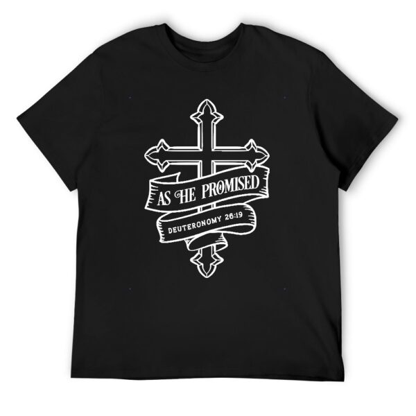 As He Promised Men's T-shirt - Image 9