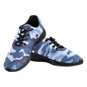 Blue Camo Athletic Shoes