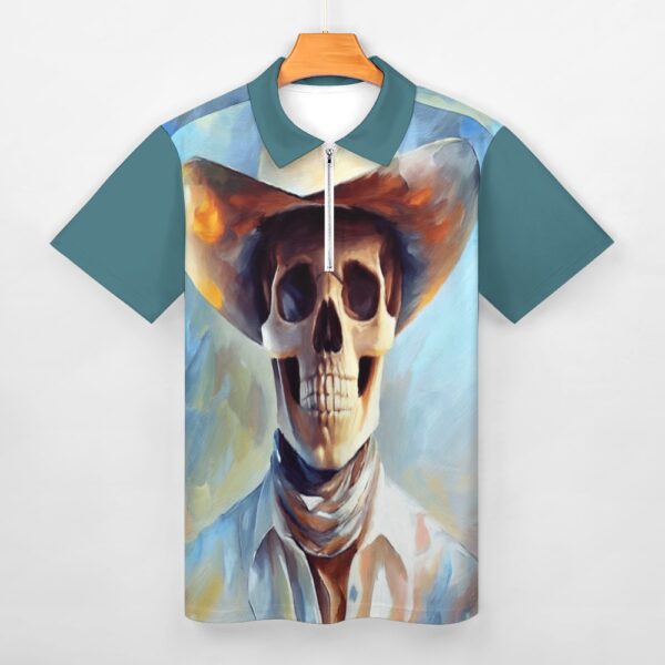 Cowboy Dead Short Sleeve Polo Shirt - Image 3