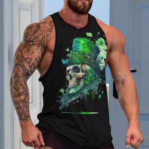 St Patricks Skull Tank