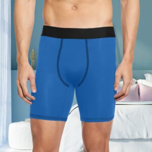 Long Leg Boxer Briefs - Dark Slate Blue