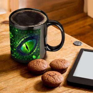 Green Dragon Eye Mug
