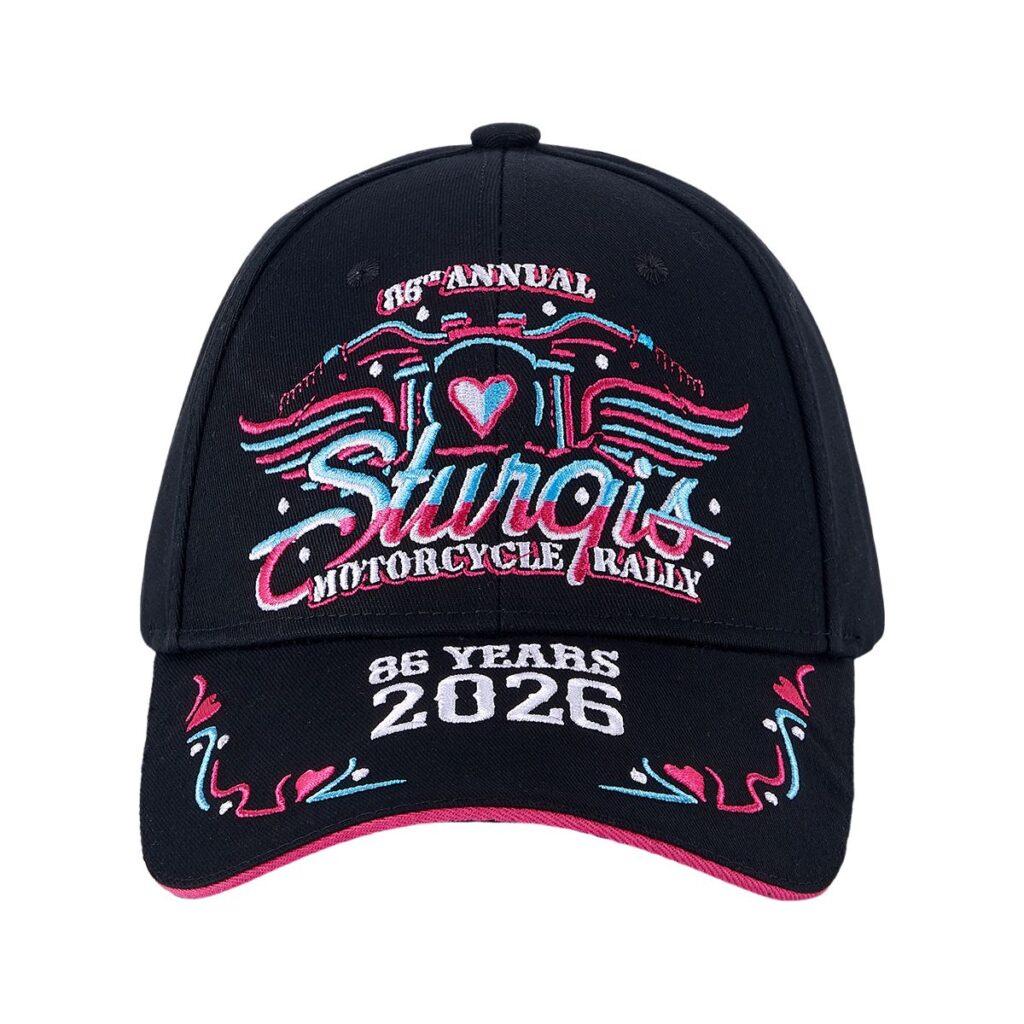 Sturgis 2026 Hat 86th Motorcycle Rally Cap Motorcycle With Wings Design Adjustable