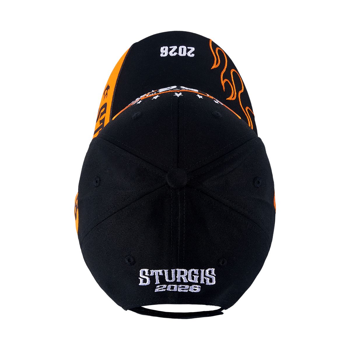 Sturgis 2026 Hat 86th Motorcycle Rally Cap Flame Design Adjustable Biker Baseball Cap - Image 4