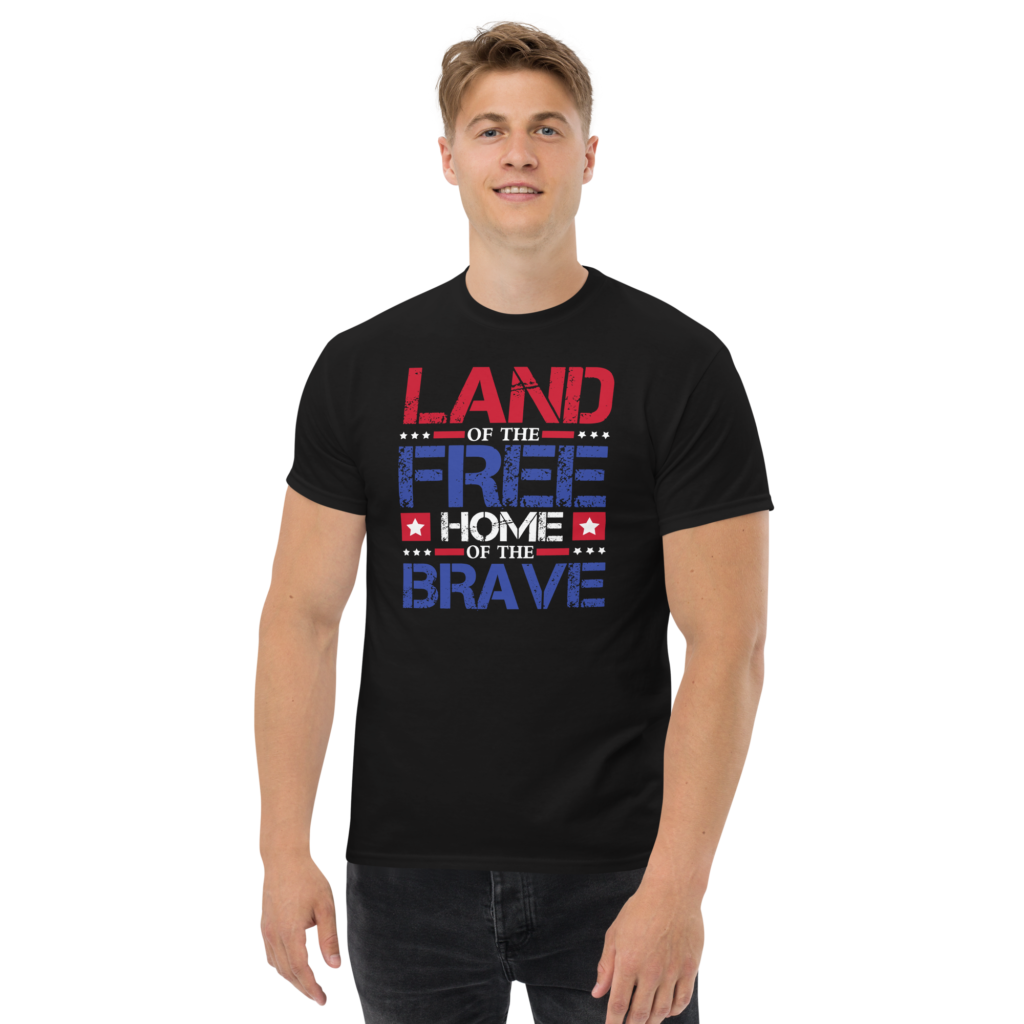 Land of the Free Home of the Brave T-Shirt