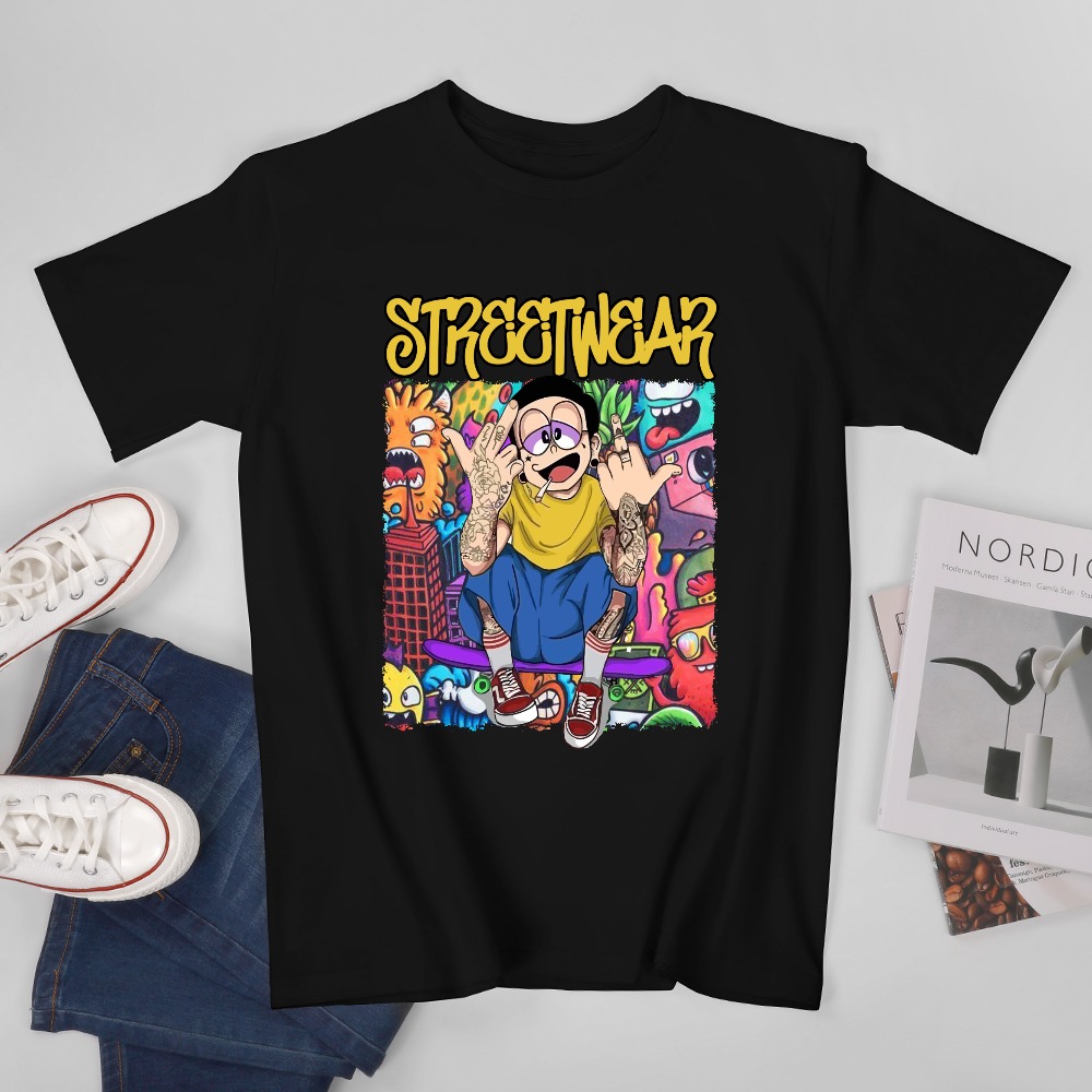 Streetwear Pure Cotton Men's T-shirt - Image 3